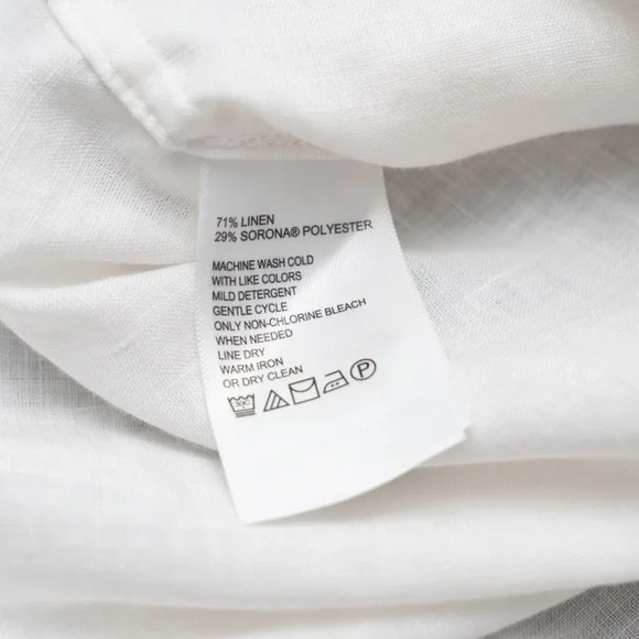 Tommy Bahama. Long Sleeve 100% Linen Coastalina Shirt. - Picture 13 of 14